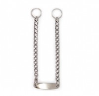 COLLAR CADENA CON PLACA 40 CM