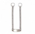 COLLAR CADENA CON PLACA 35cm